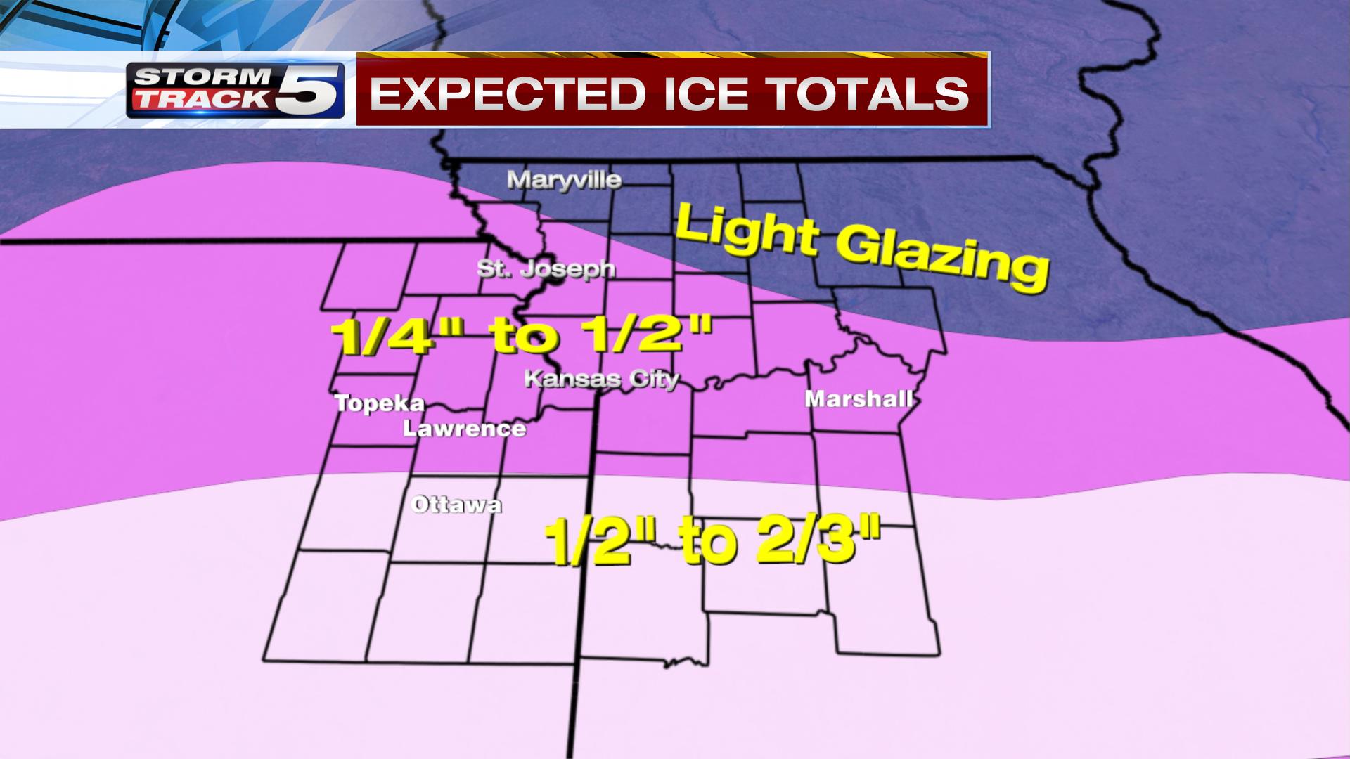 Roads expected to be biggest victim of freezing rain, ice