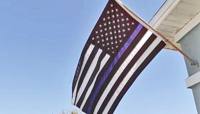 Blue Lives Matter flag ordered removed by Florida home group