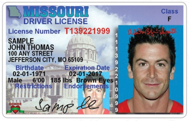 drivers license issue date missouri