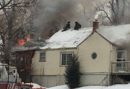 Four kids saved from burning Kansas City house