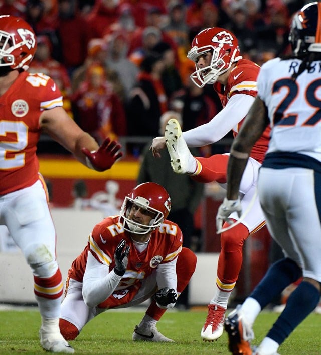 Butker's 5 FGs instrumental in Chiefs' win over Denver - Arizona's Family