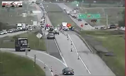 SB I-470 closed at 40 Highway due to wreck